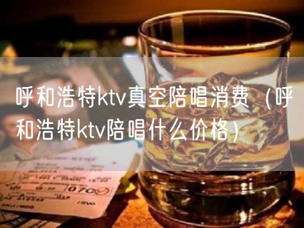 呼和浩特ktv真空陪唱消费（呼和浩特ktv陪唱什么价格）(25)