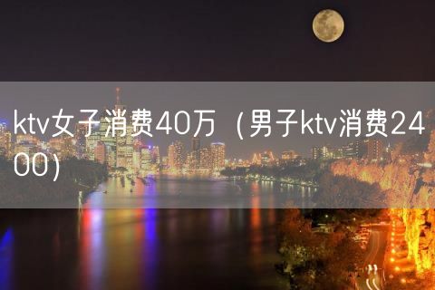 ktv女子消费40万（男子ktv消费2400）(17)