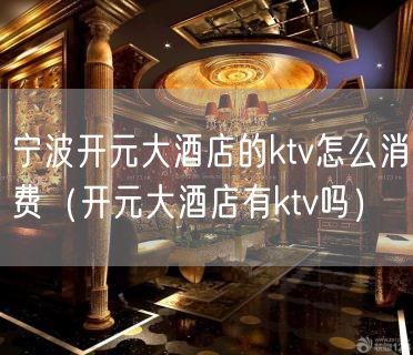宁波开元大酒店的ktv怎么消费（开元大酒店有ktv吗）(9)