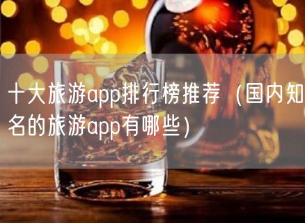十大旅游app排行榜推荐（国内知名的旅游app有哪些）(69)
