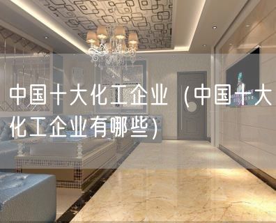 中国十大化工企业（中国十大化工企业有哪些）(22)