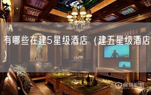 有哪些在建5星级酒店（建五星级酒店）(18)