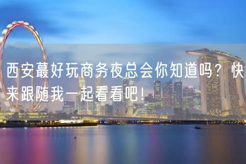 西安蕞好玩商务夜总会你知道吗？快来跟随我一起看看吧！