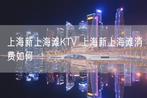 上海新上海滩KTV 上海新上海滩消费如何