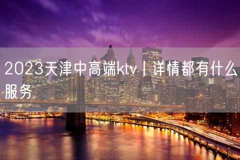 2023天津中高端ktv丨详情都有什么服务