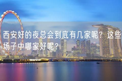西安好的夜总会到底有几家呢？这些场子中哪家好呢？