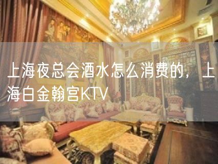上海夜总会酒水怎么消费的，上海白金翰宫KTV