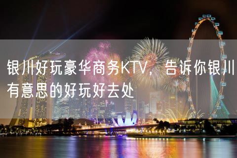 银川好玩豪华商务KTV，告诉你银川有意思的好玩好去处